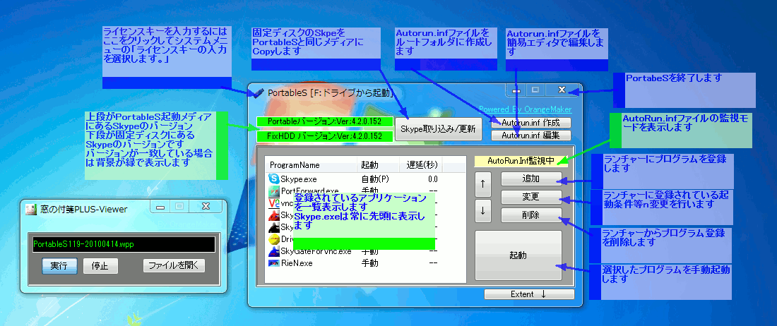 窓の付箋PLUSで作成したマニュアル