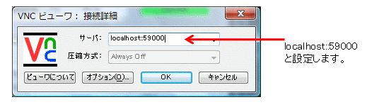 VNC-Vewer 設定